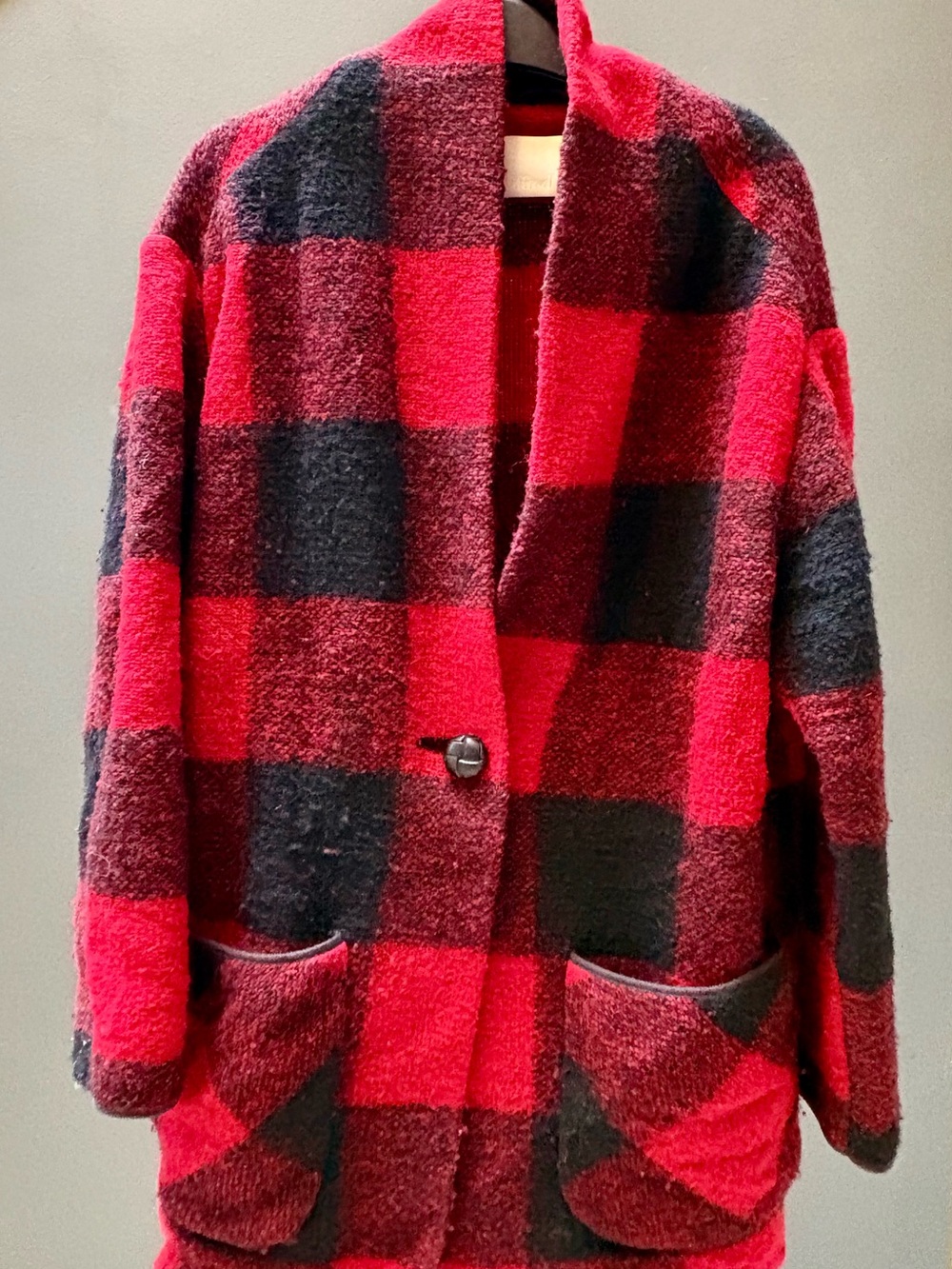 Wilfred Free Off Duty Jacket - Red & Black